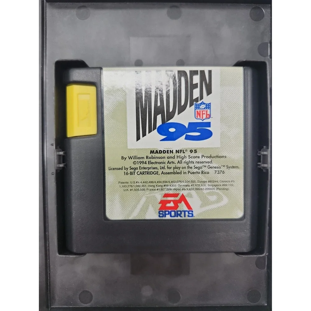 Madden NFL 95 Sega Genesis Complete CIB TESTED WORKS GREAT